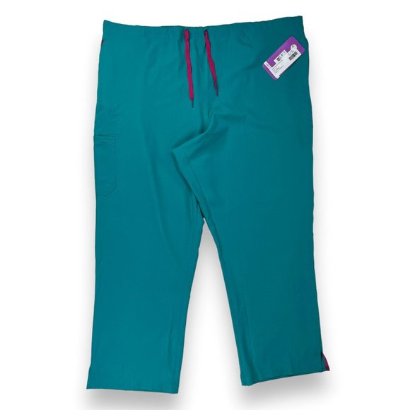 Med Couture Pants - Med Couture WOMEN'S 3XL (31" Inseam) Nurse Medical Scrub Pant 8719 Teal 4-Pocket